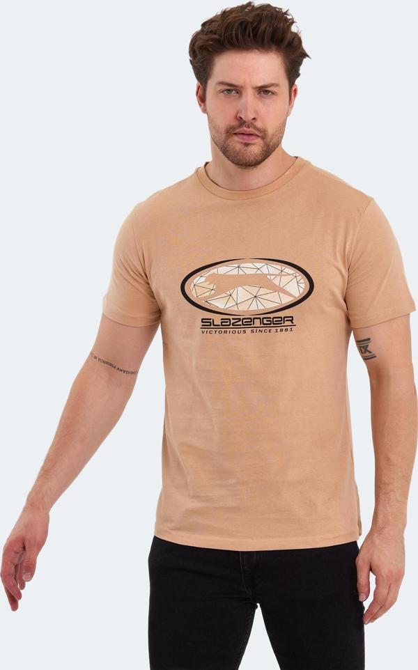 Slazenger PACKER Erkek Tişört Bej - Image 1
