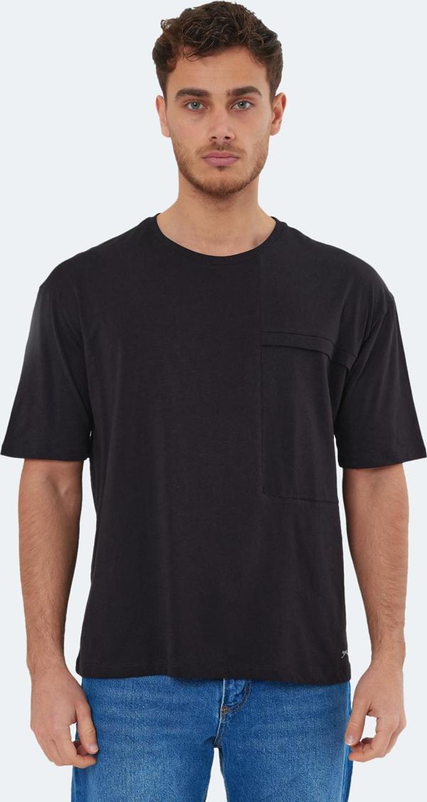 Slazenger KAURI OVER Erkek Tişört Siyah - Image 1