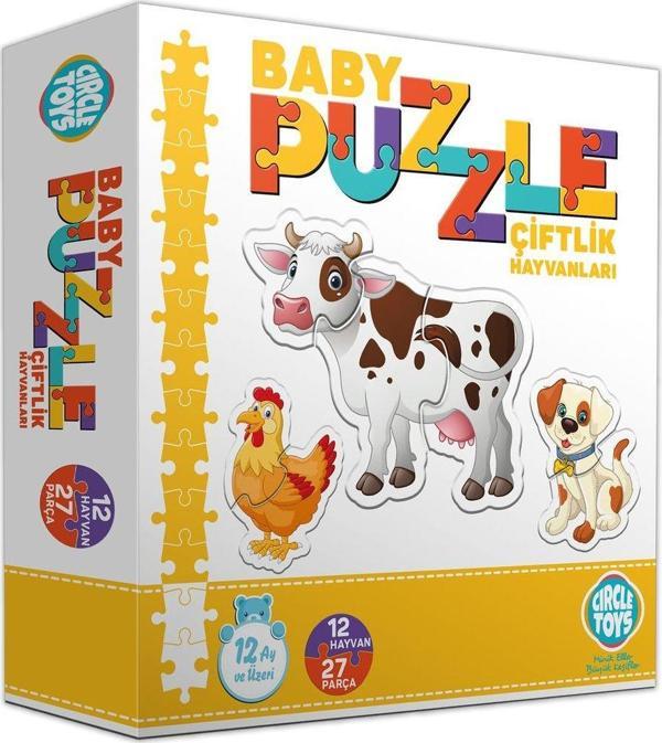 Circle Toys Baby Puzzle Çiftlik Hayvanları 27 Parça - Image 1