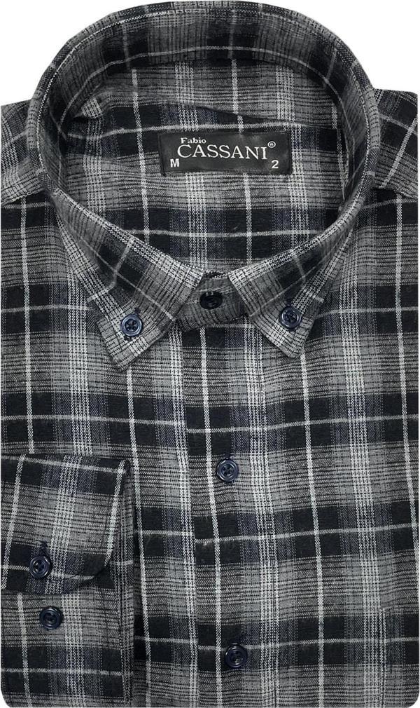 Fabio Cassani Kışlık Kaşmir Erkek Gömlek-6936 - Image 1