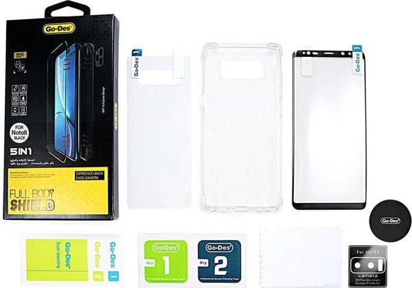 Go-Des Galaxy Note 8 Ön Arka Koruma Go Des 5 in 1 Full Body Shield - Image 1