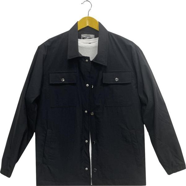 Erkek Uzun Kol Cepli Slim Fit Yağmurluk Ceket - Image 1