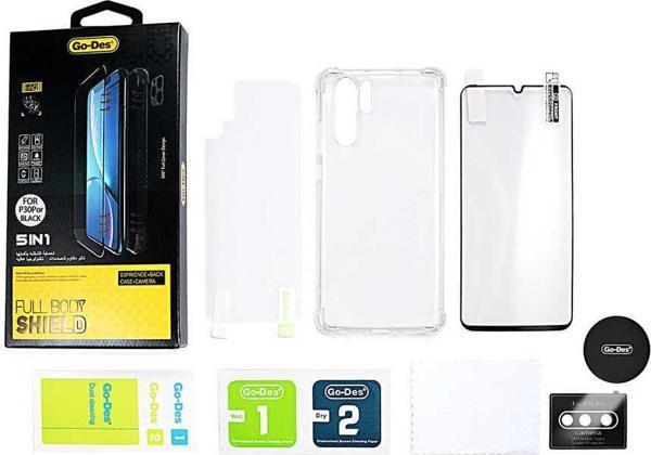 Go-Des Huawei P30 Pro Ön Arka Koruma Go Des 5 in 1 Full Body Shield - Image 1