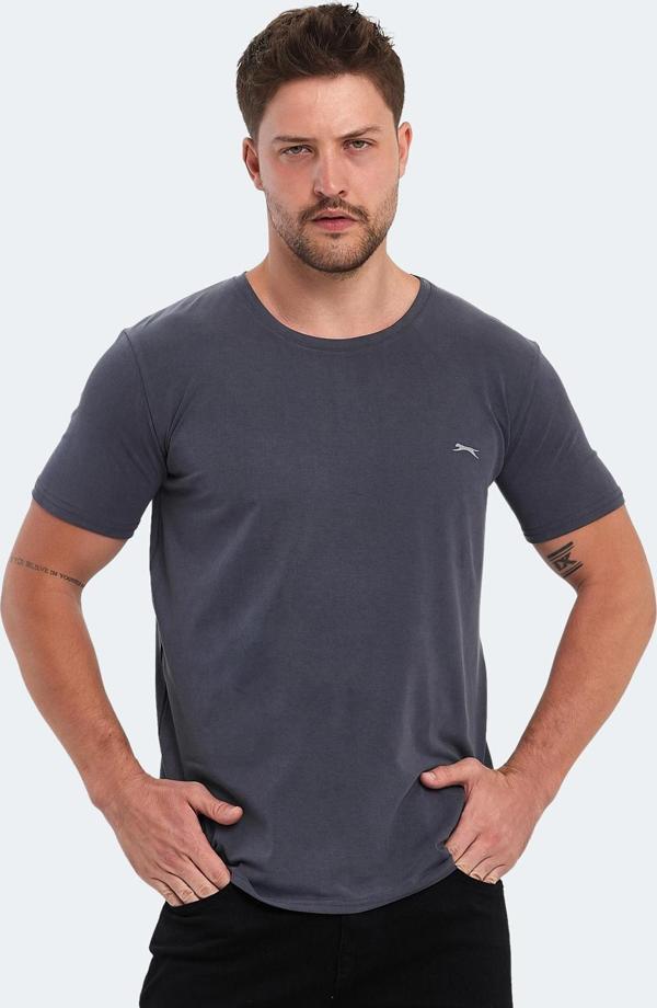 Slazenger KRESTEN I Erkek Tişört Koyu Gri - Image 1