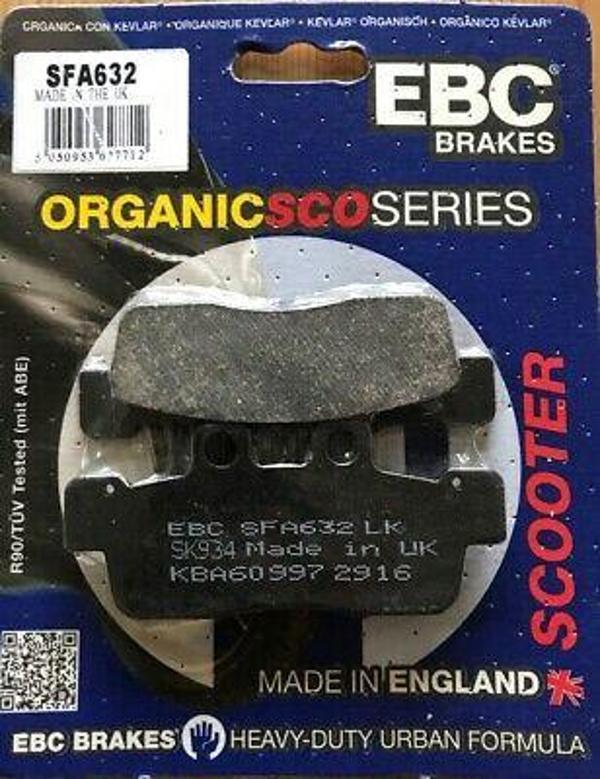 Ebc Fren Balatası Sfa632 Yamaha Ncx125 Cygnus X 07-10 Yw125x 10-13 - Image 1