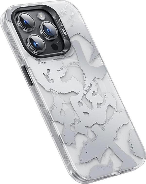 Benks iPhone 14 Pro Max Uyumlu Kılıf Magsafe Kablosuz Şarj Özellikli Casebang Calligraphy Joy Kapak - Image 1