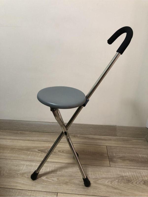 Krom Baston Oturaklı Tabure Sandalye - Image 1