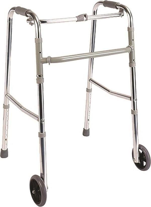 Tekerlekli Walker Yürüteç Hasta Yaşlı Yürüme Desteği Baston Tutamak Destek P551 Sungur Medikal - Image 1