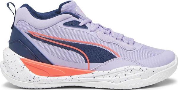 Puma Playmaker Pro Splatter Erkek Beyaz Basketbol Ayakkabısı 37757604 44 - Image 1