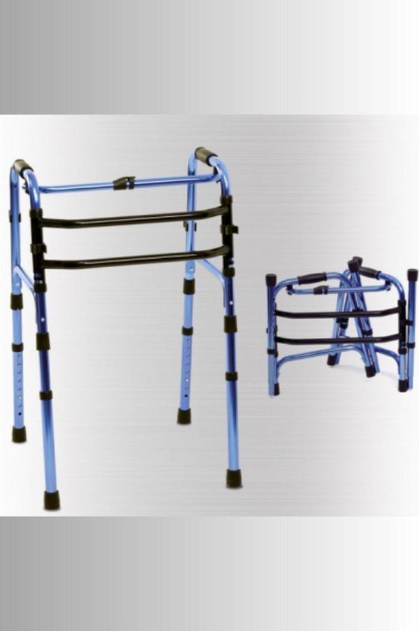 LÜKS HAREKETLİ İTHAL WALKER (AYAK KATLANIR) (MAVİ) - Image 1