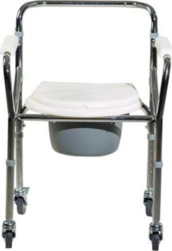 Medwlet Tekerlekli Klozetli Sandalye Ort-a-1023 - Image 1