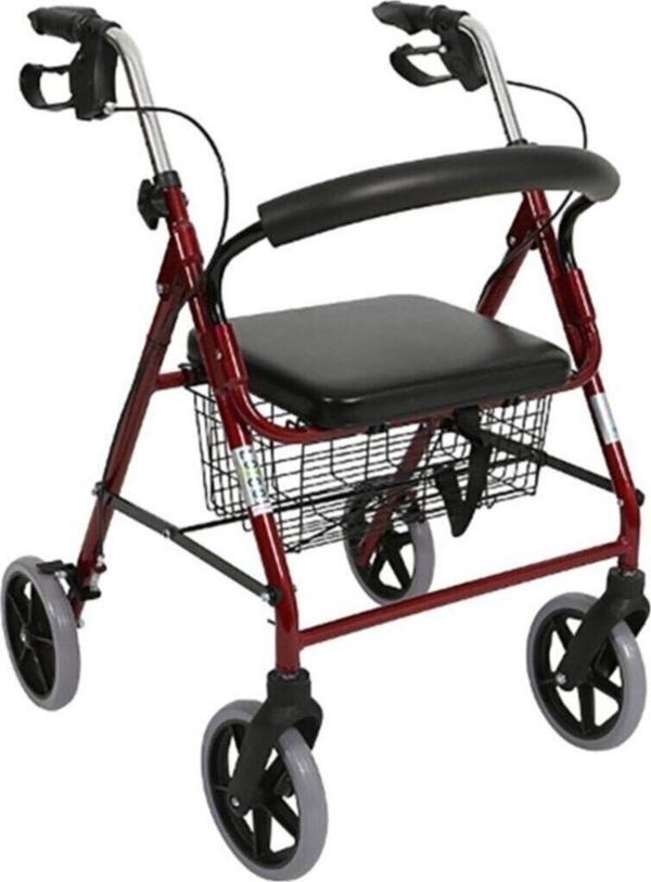 Alüminyum Tekerlekli Rolatör Walker Yürüteç Pr-881 - Image 1