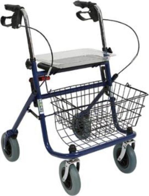 Metal Rollator Walker Kalın Tekerlekli - Image 1