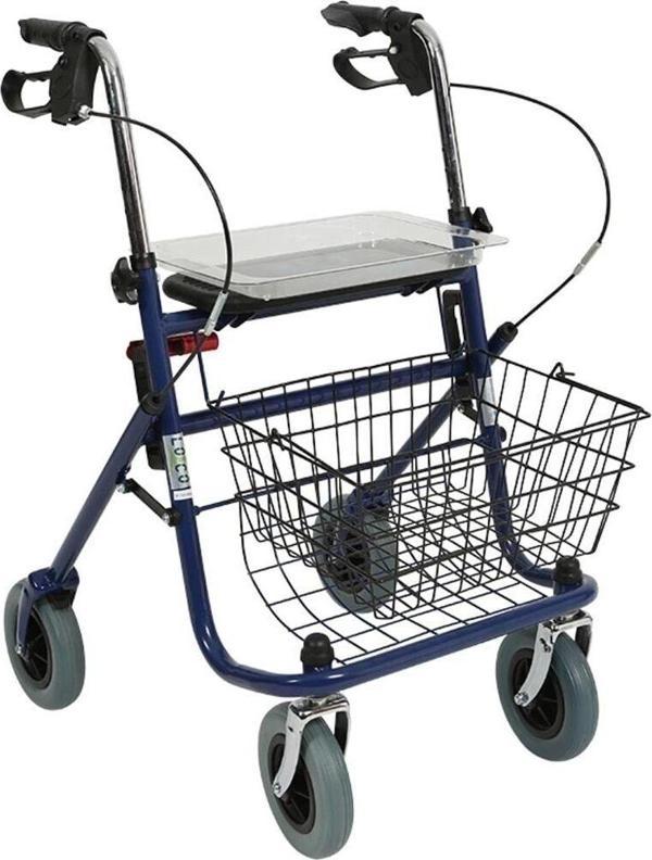 Pr-882 Alüminyum Dört Tekerlekli Rolatör Walker Yürüteç - Image 1