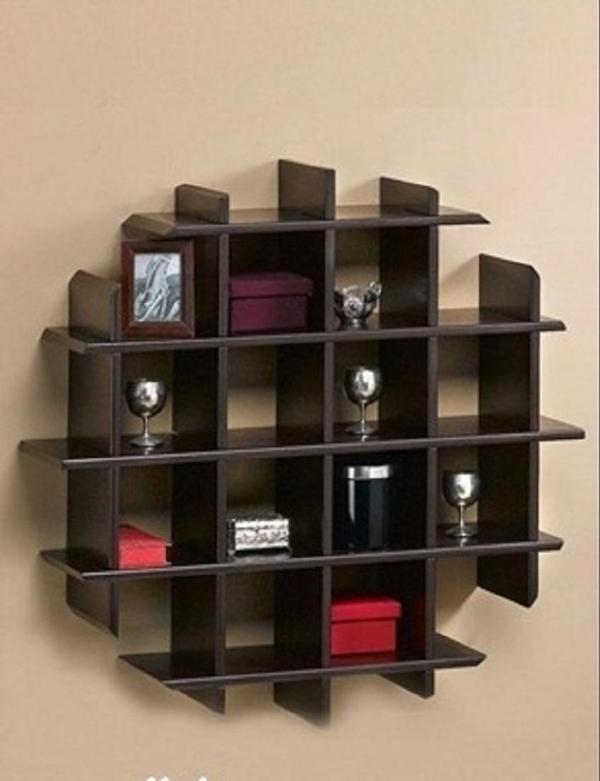 Retro Mdf Duvar Rafı-Kitaplık - Image 1
