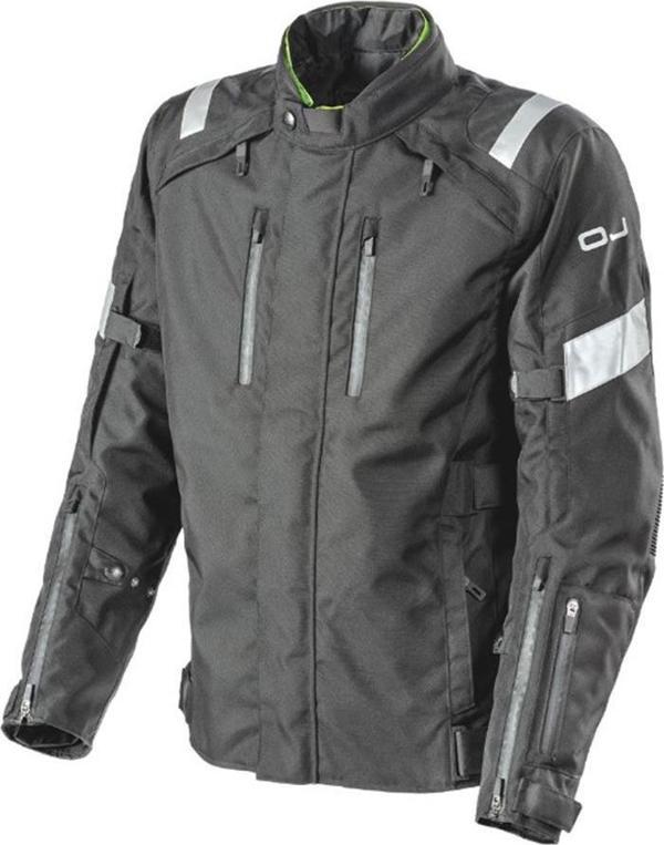OJ Crossway Man Motosiklet Ceketi Siyah L - Image 1