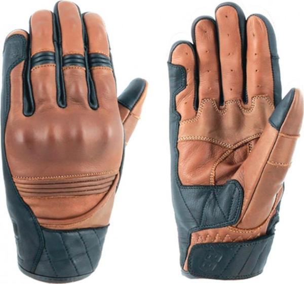 OJ Rust Kahverengi Korumalı Retro Kısa Deri Eldiven 2Xl - Image 1