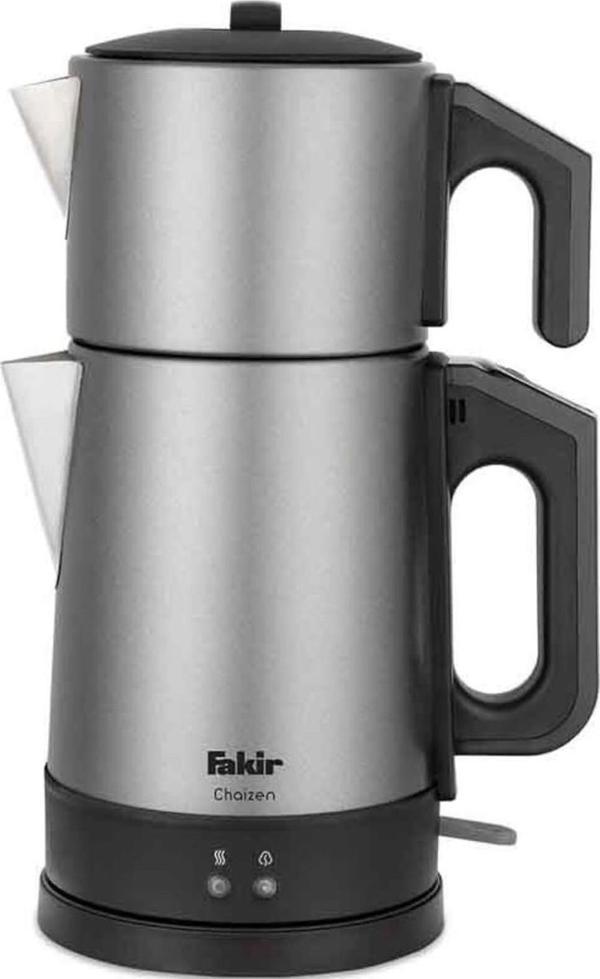 Fakir Chaizen Silver Stone 1800 W Çelik Demlikli Çay Makinesi - Image 1