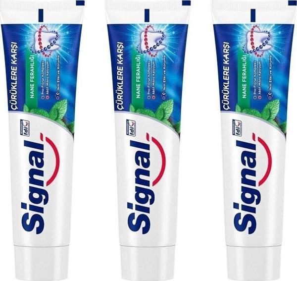 Signal Beyaz Güç Nane Ferahlığı Diş Macunu 100 Ml 6221155075130 (3 Adet) - Image 1