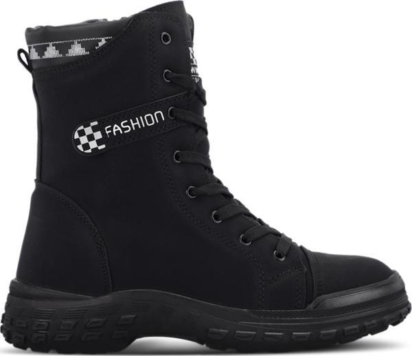 ESEM HINA Kadın Bot Siyah Nubuk - Image 1