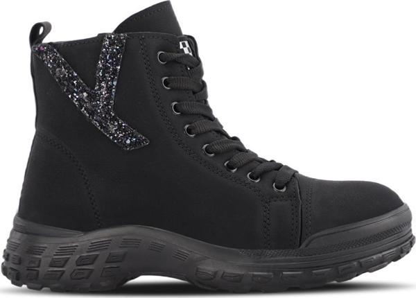 ESEM HERUT Kadın Bot Siyah Nubuk - Image 1