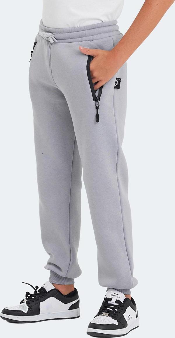 Slazenger LAMIS Unisex Çocuk Eşofman Altı Taş Gri - Image 1