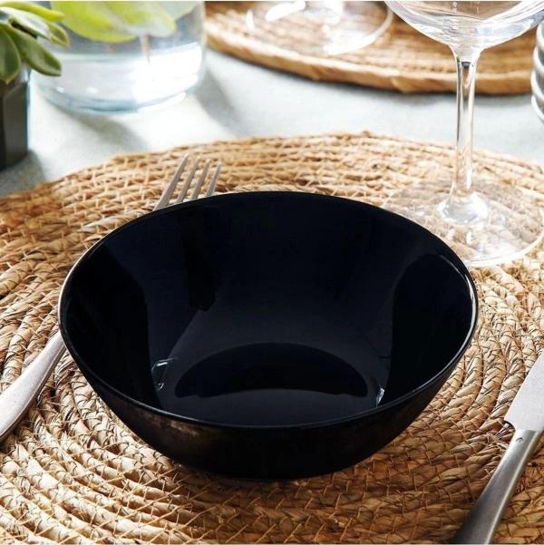 Luminarc Arcopal Zelie Siyah 16 Cm 6 Adet Çorba & Salata & Meyve Kasesi - Image 1