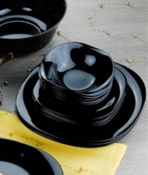 Luminarc Carine 6 Li Siyah Kase Liev Home - Image 1