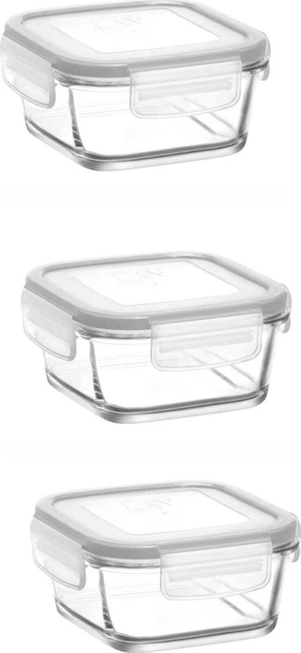 Lav Fresco 375 Ml 3 Adet Beyaz Saklama Kabı - Frs227 - Image 1