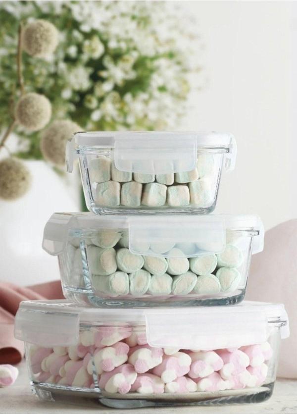 Lav Fresco 4"Lü Saklama Kabı Beyaz Kapak - Image 1