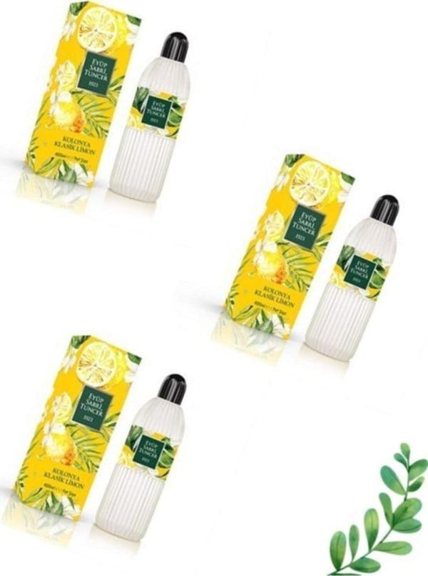 EST Klasik Limon Kolonyası 80 Derece Pet Şişe 400 ml x 3 - Image 1