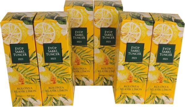 EST Klasik Limon Kolonyası 80 Derece Pet Şişe 400 ml x 6 - Image 1