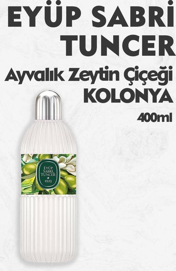 Eyüp Sabri Tuncer Ayvalık Zeytin Çiçeği Kolonyası Cam Şişe 400 ml - Image 1