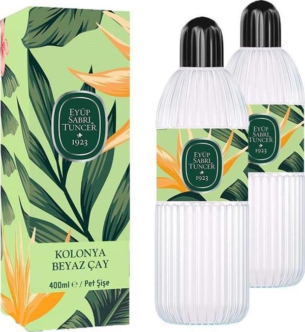 Eyüp Sabri Tuncer Beyaz Çay Kolonyası 400 ML x 2 - Image 1