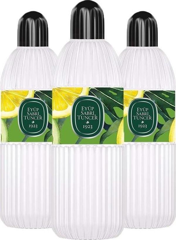 Eyüp Sabri Tuncer Çeşme Limonu Kolonyası Pet Şişe 400 ml x 3 - Image 1