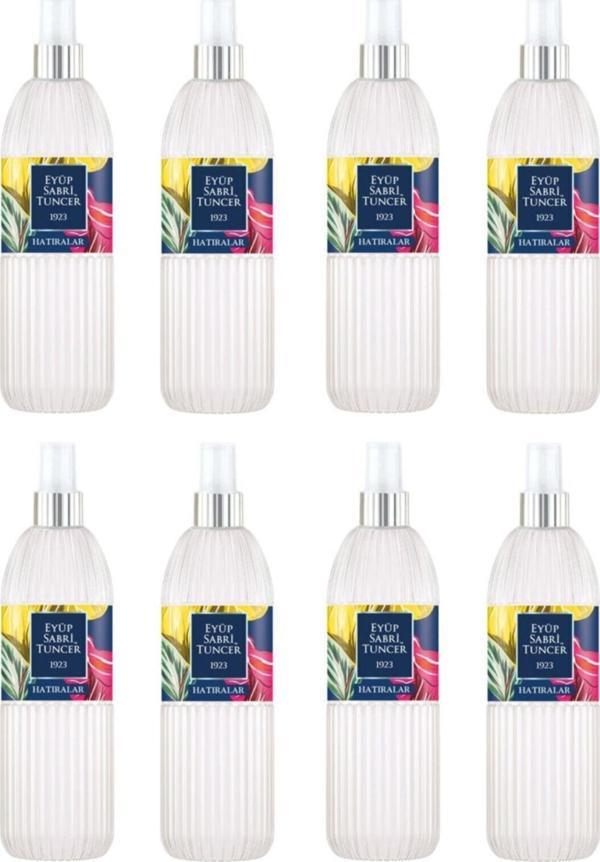 Eyüp Sabri Tuncer Hatıralar Kolonya Sprey 150 ML x 8 - Image 1