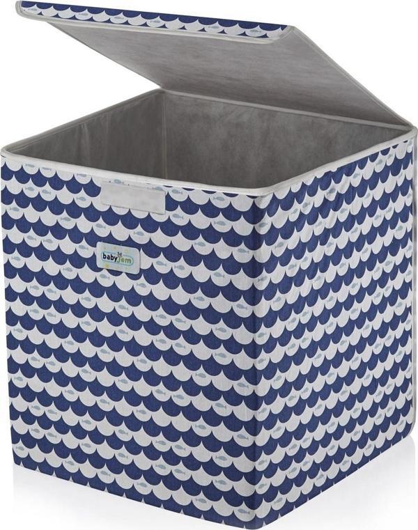 Babyjem Pratik Oyuncak Kutusu 40x43 Cm 726 İndigo - Image 1
