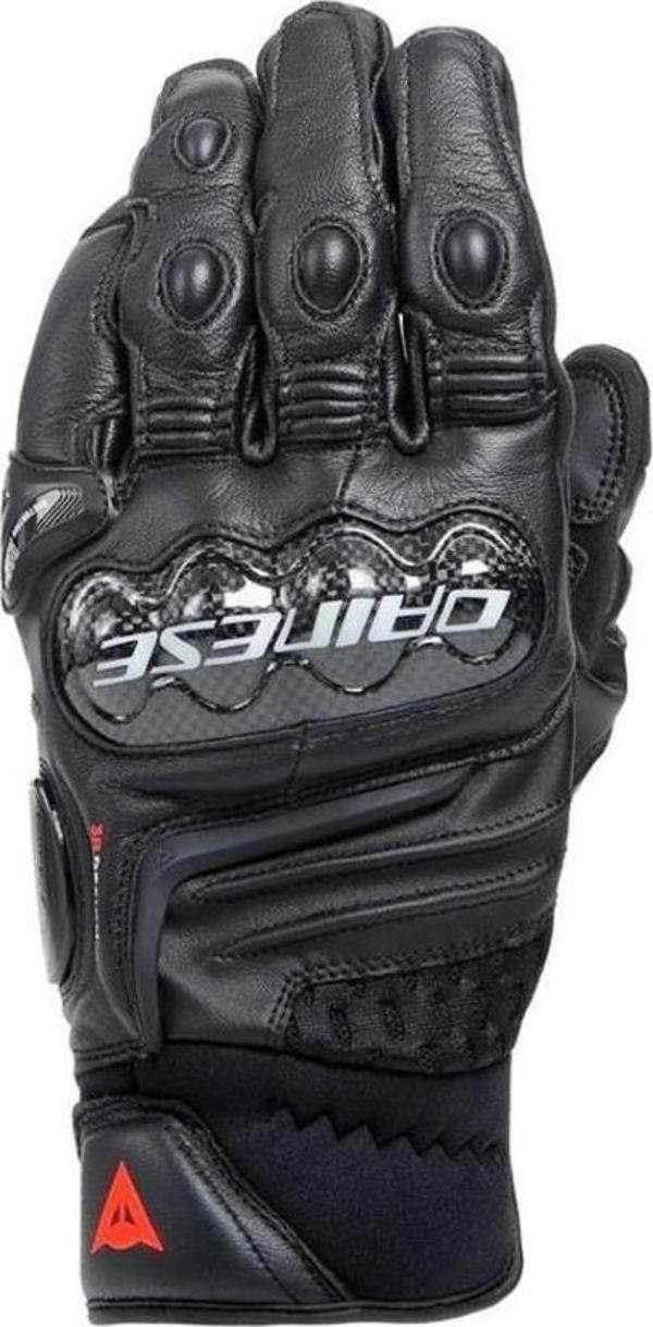 Daınese Carbon 4 Kısa Deri Eldiven Siyah 2X-LARGE - Image 1