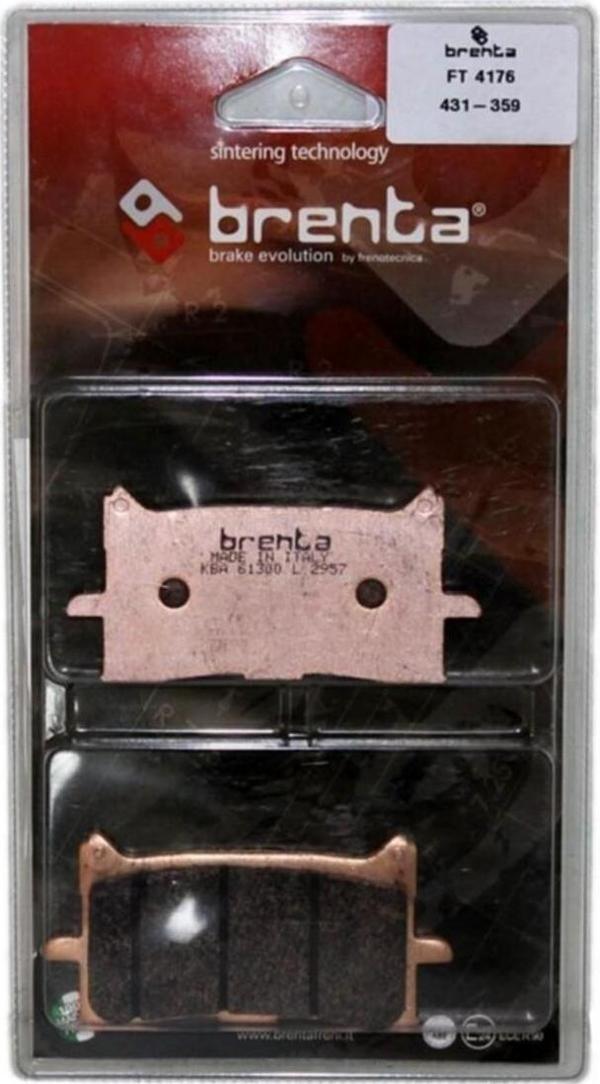 Brenta Sinter Metal Fren Balata Ft 4176 Cb125r Cb250r Cb300r 2018 Crf1000l 16-17 (379 - 679) - Image 1