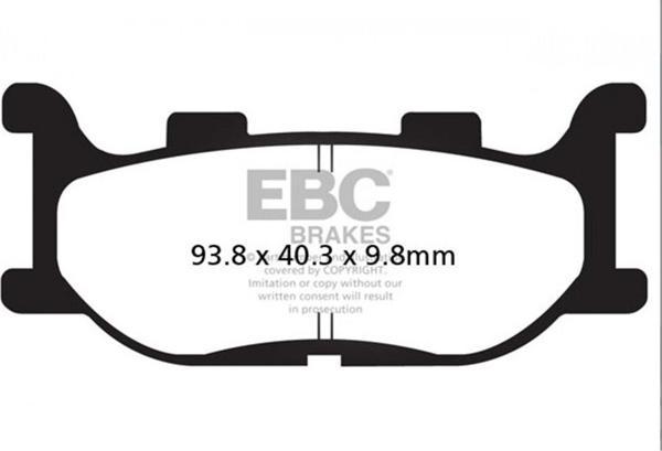 Ebc Fren Balatası Sinter Fa199hh Yamaha Mt-03 660 Xvs1100 Xvs1300 Yp400 Majesty Xv250 Vırago Fz6 600 - Image 1