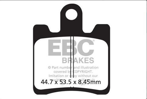Ebc Fren Balatası Sinter Fa423/4hh Yamaha Fjr1300 2006-2018 Xvs1900 2011-2013 Xv1900 2013-2016 326 - Image 1