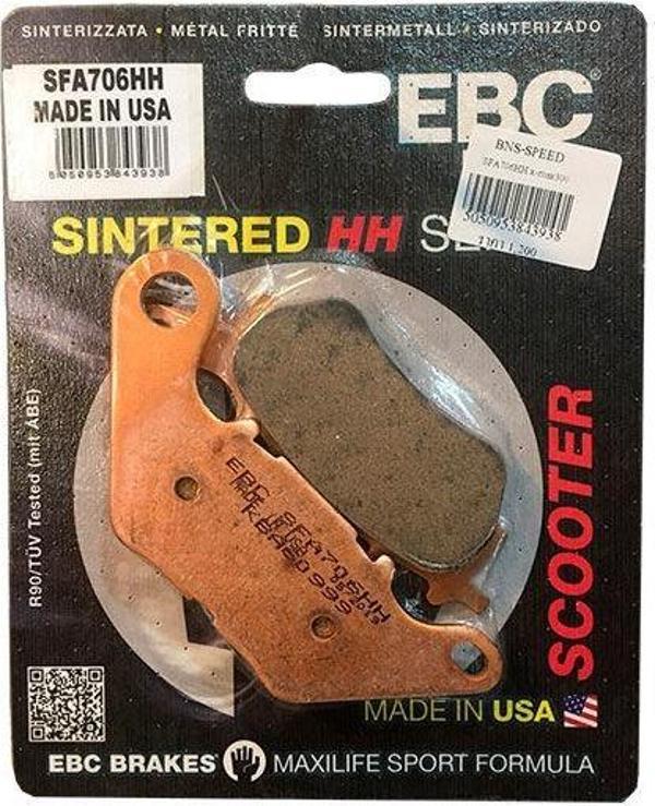 Ebc Fren Balatası Sinter Sfa706hh Yamaha X-max 125 250 300 2018-2020 - Image 1