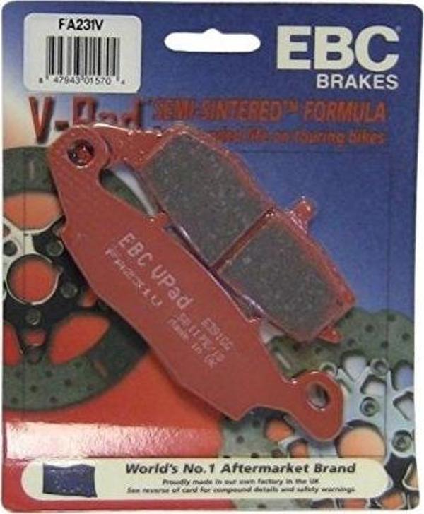 Ebc Fren Balatası Yarı Sinter Fa231v Er-6f Er-6n Kle 650 Versys Dl 650 1000 V-strom M 800 1500 1600  - Image 1