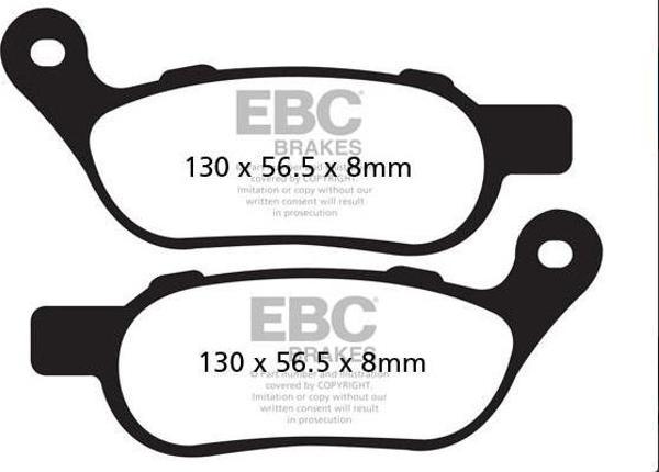 Ebc Fren Balatası Yarı Sinter Fa458v Harley Davıdson Softaıl Dyna Glıde - Image 1