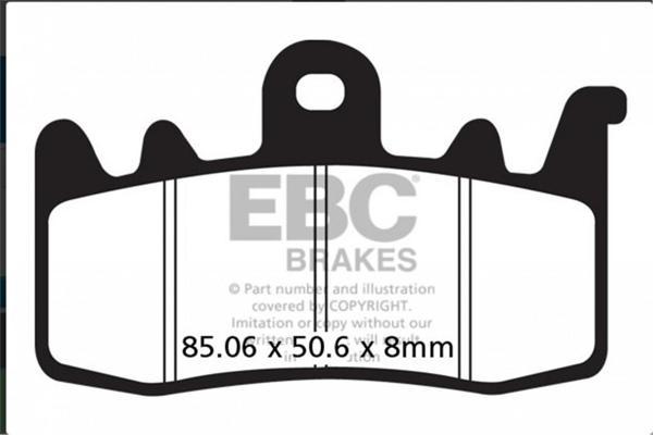 Ebc Fren Balatası Yarı Sinter Fa630v Can-am Spyder Bmw R1200 R Rs 2015-2019 Tıger 1200 Xcx 2016-2018 - Image 1