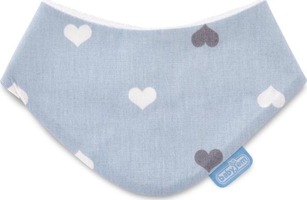 Babyjem Yenidoğan Fular Önlük 515 Mavi - Image 1
