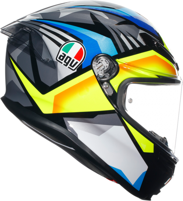 Agv K6 S Kapalı Kask Joan Siyah-mavi-sarı X-SMALL - Image 1