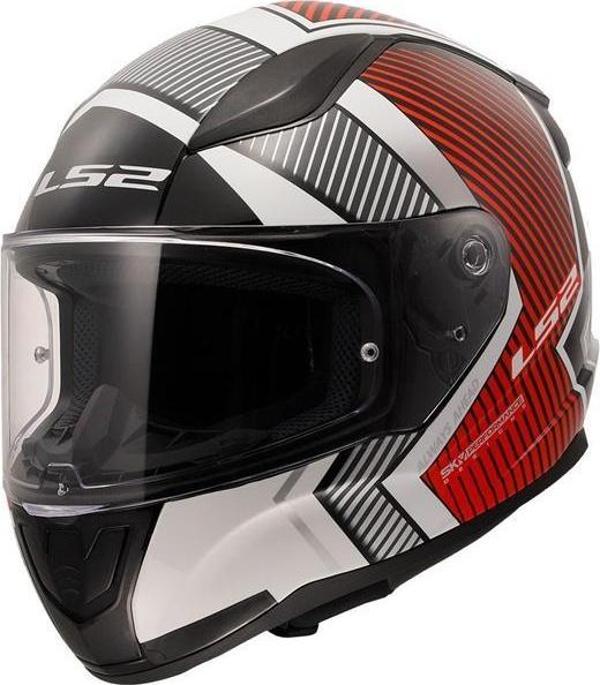 Ls2 Rapıd 2 Extra Kapalı Kask Beyaz-kırmızı 2X-LARGE - Image 1