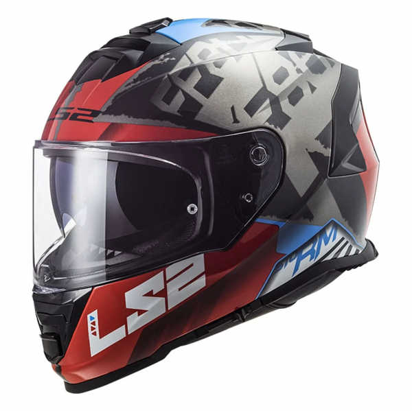 Ls2 Storm 2 Sprınter Kapalı Kask Mat Siyah-kırmızı-tıtanıum SMALL - Image 1