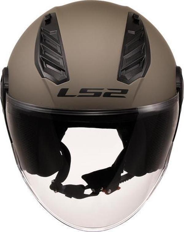 Ls2 Aırflow 2 Yarım Kask Mat Kum MEDIUM - Image 1